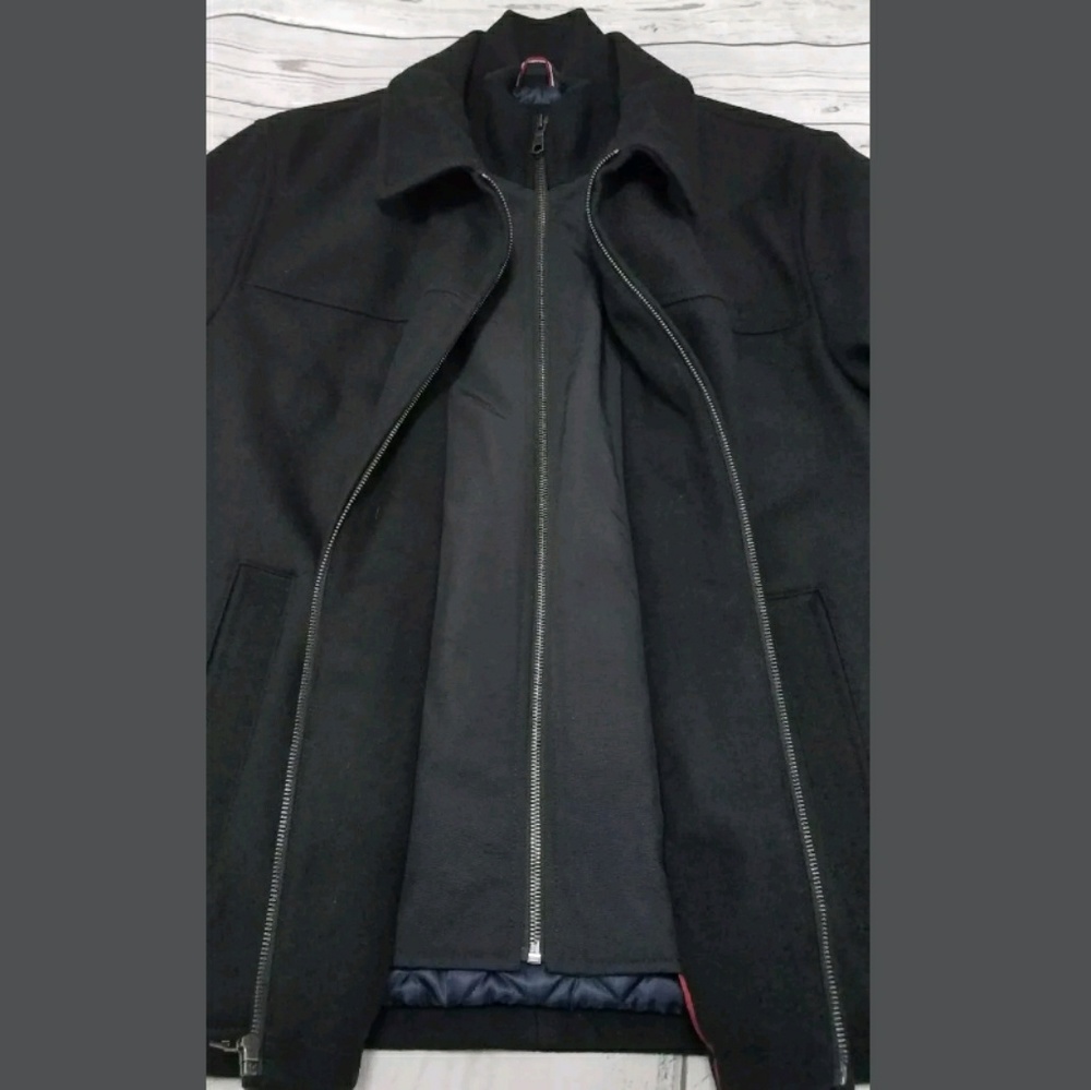 Tommy Hilfiger Pea Coat Size Medium Wool - Picture 4 of 8